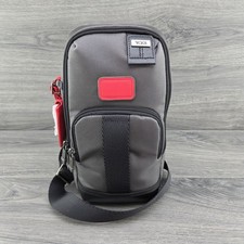 Tumi Fremont Fife Sling Bag Grey Red Black $2...