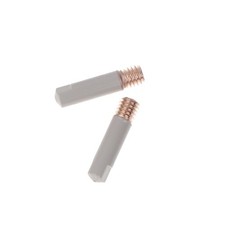 2Pcs/Set 15AK Welding Contact Tips New Coating Protect 25mm M6 Gas Nozzle Tip