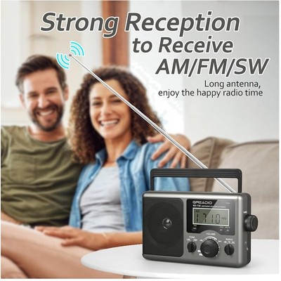Gift for Elder: Portable Radio with LCD Display