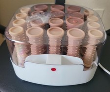 HAIR CURLS  WAVES CONAIR HAIR ROLLERS 20 ASSORTED ROLLERS  METAL CLIPS