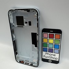 Genuine Apple iPhone 15 Mid Frame Chassis Blue C Grade Condition Sold As Empty