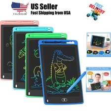 4 Pack LCD Writing Tablet for Kids, 8.5 Inch Colorful Doodle Board Drawing Ta...