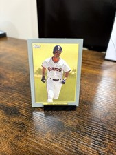Will Clark TR-76 San Francisco Giants Topps - Cargador superior y funda incluidos