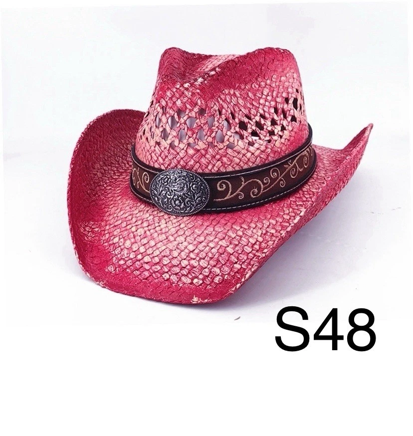 Unisex straw paper sun hat