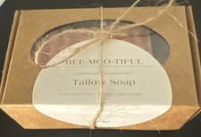 Organic Grass Fed Beef Tallow Soap With Lavender And Kaolin Clay -homemade