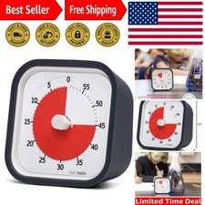 Time Timer MOD: 60-Minute Visual Clock with Removable Cover - Classroom Approved