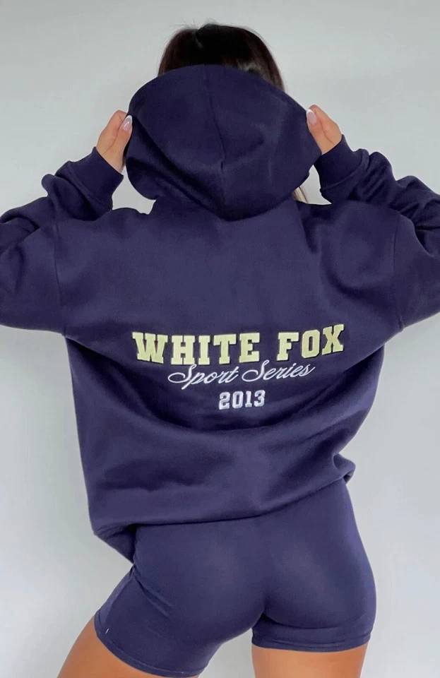 White Fox - Power Move Oversized Hoodie Navy / NEW - Bild 2 von 4