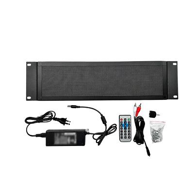 Full Color Music Spectrum Display Rhythm Light 3U with Mounting Bracket
