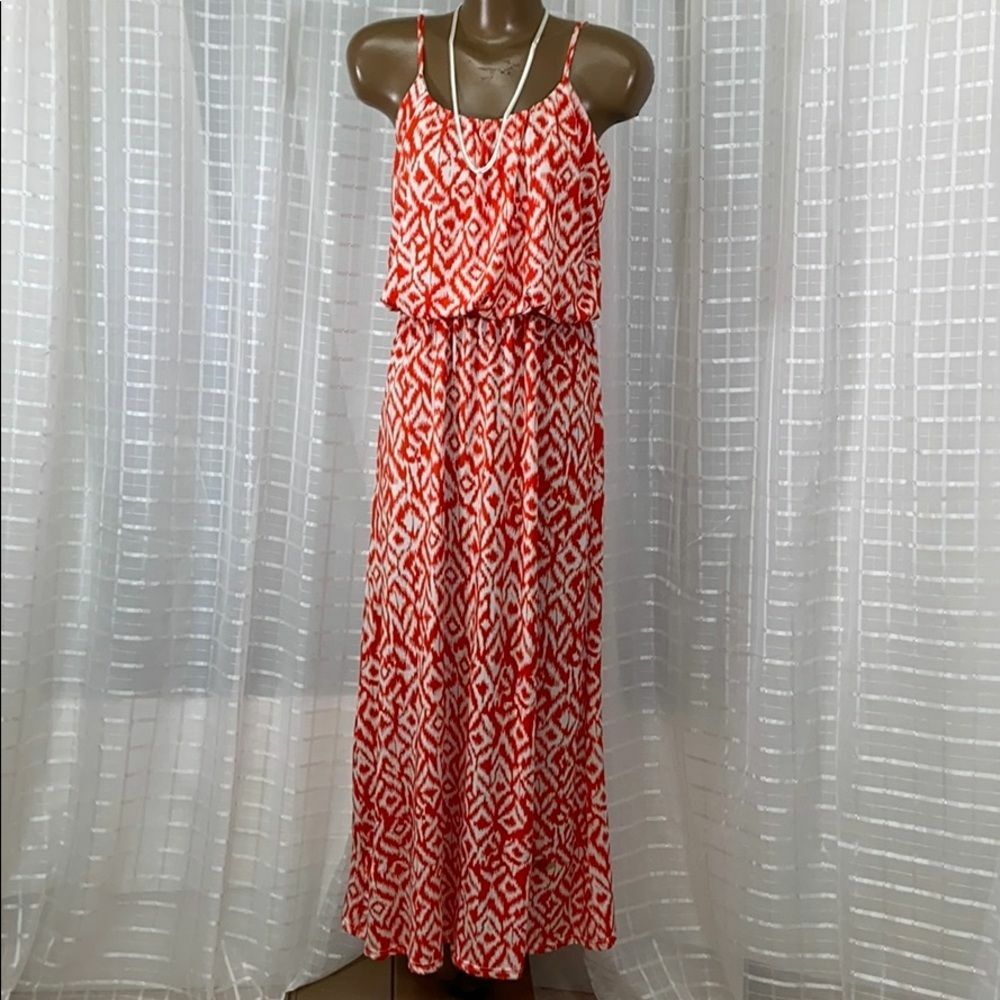 drama ruffle maxi dress Drawstring Drama Maxi Dress