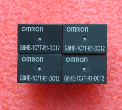 4pcs For OMRON G8HE-1C7T-R1-DC12 High Current Automobile Relays DC12V 5-Pins