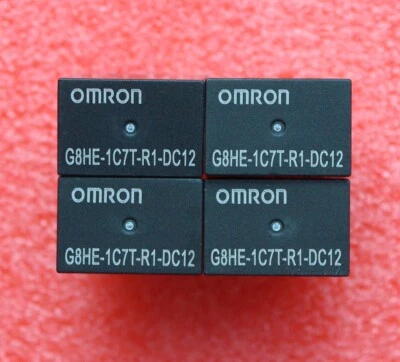 PPAQIAOZ 4pcs For OMRON G8HE-1C7T-R1-DC12 High Current Automobile Relays DC12V 5-Pins #P