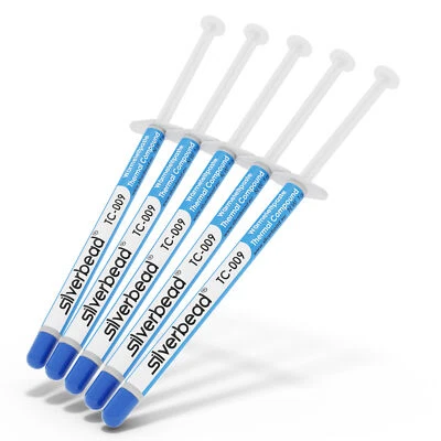 Silverbead® Wärmeleitpaste 5x Thermische Paste Thermal Grease GPU CPU LED PS4 PC
