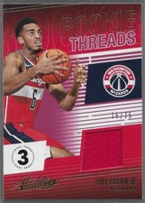 2018-19 Panini Absolute Memorabilia Troy Brown Jr Threads Level 3 RC/75 Warriors