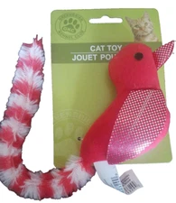 Greenbrier Kennel Club Cat Toy Bird Red BRAND NEW-SHIPS SAME BUSINESS DAY 
