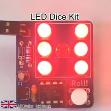 LED Dice Electronic Kit, high quality, great for hobby and beginners