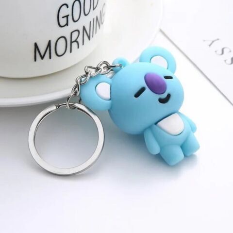 BT21 Characters Silicone 3D BTS Keychain K-pop | eBay
