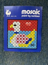 VTG 1985 PAINT BY NUMBERS MOSAIC New/Unused Condition Made In Israel