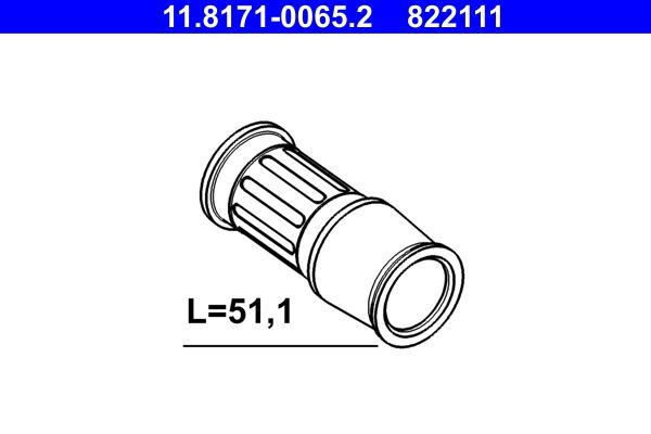 ATE 11.8171-0065.2 FüHrungshüLse, Bremssattel FüR Seat VW-image