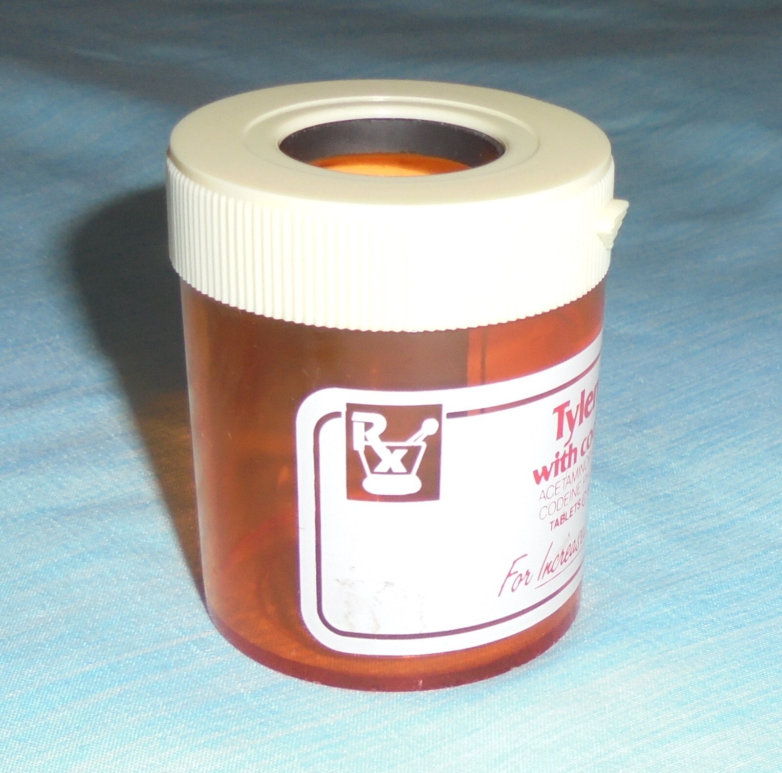 Rx Pharmacy Tylenol with Codeine Paper Clip Holder Tablet Pill Bottle ...
