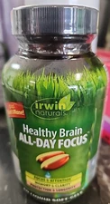 Irwin Naturals Healthy Brain All-Day Focus 60 Liquid Soft-Gels