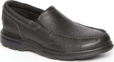 Rockport CG8965 Men’s Black Leather Slip Resistant Slip-On Loafers Size 9.5 Men main image 3
