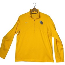 Nike Dri Fit Men  s Training 1/4 Zip Pullover Long Sleeve PLU Running Size Large