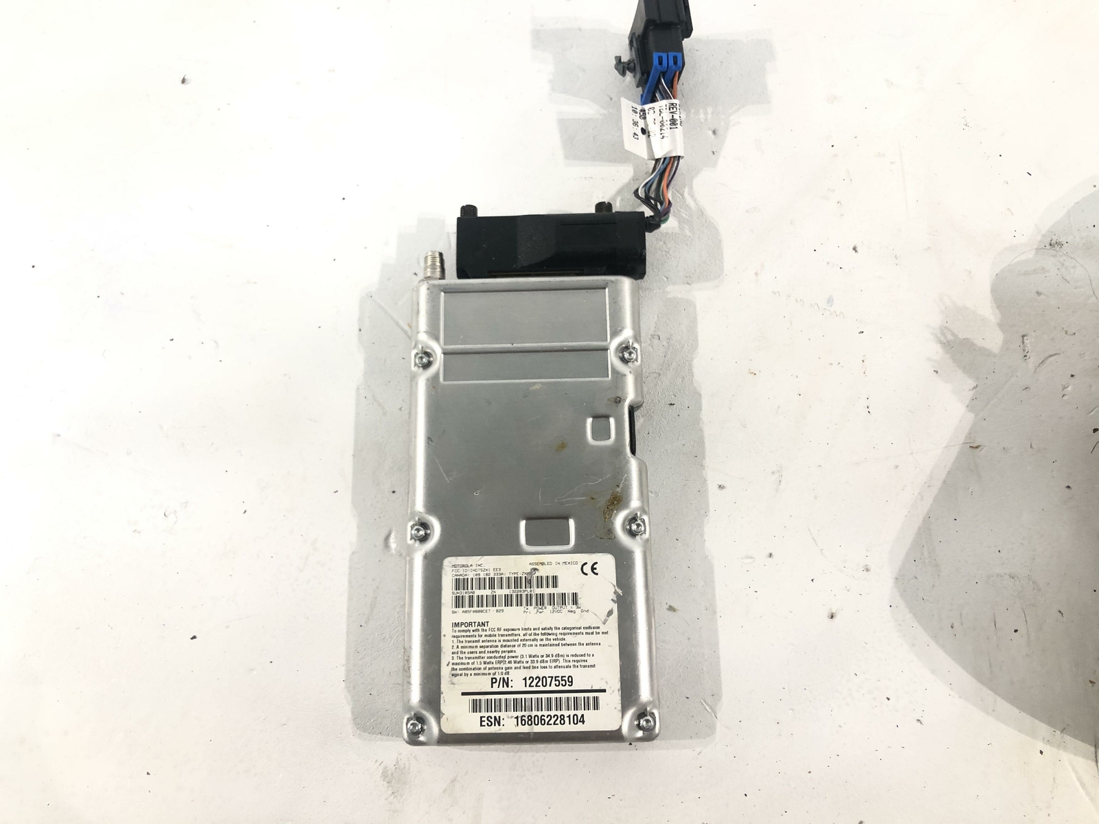 MOTOROLA 12207559 COMMUNICATION GPS TRANSCEIVER NAVIGATION ONSTAR ...