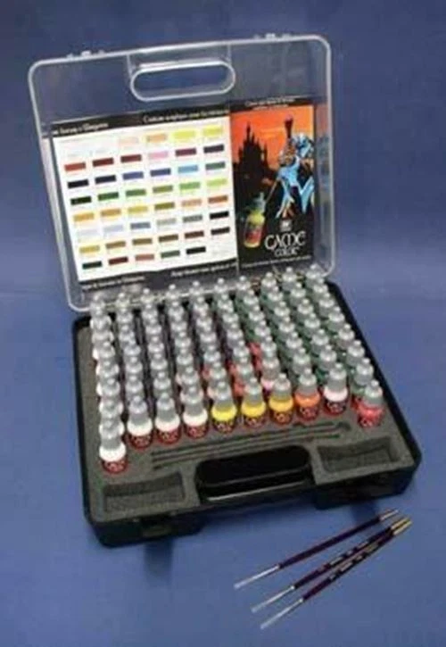 Vallejo Paint Game Color Paint Set in Plastic Storage Case (72