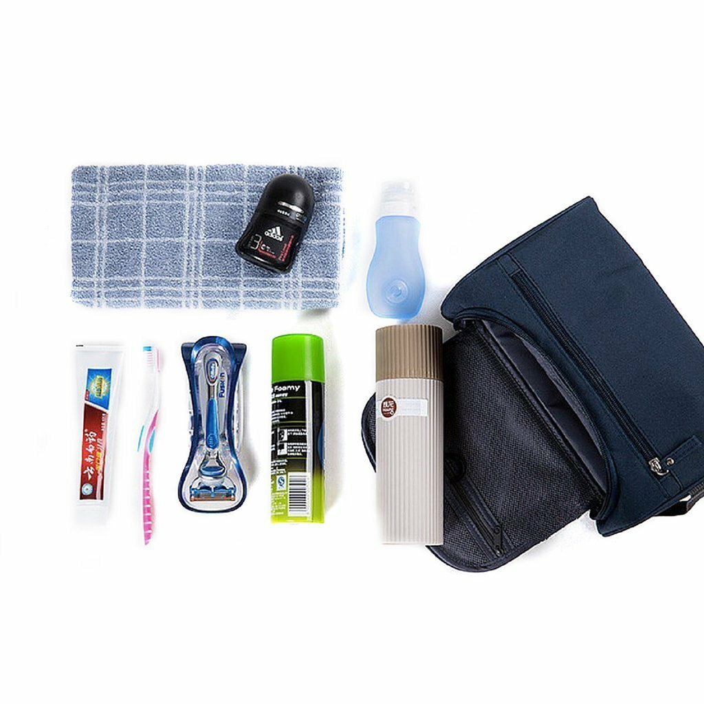Mens Travel Wash Bag Hanging Toiletry Large Capacity Shaving Gym Makeup Bag UK eBay
