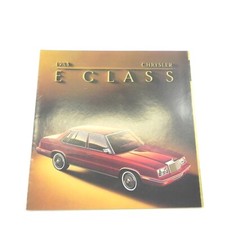 VINTAGE 1984 CHRYSLER ECLASS DEALERSHIP SALES BROCHURE SPECIFICATIONS INFO