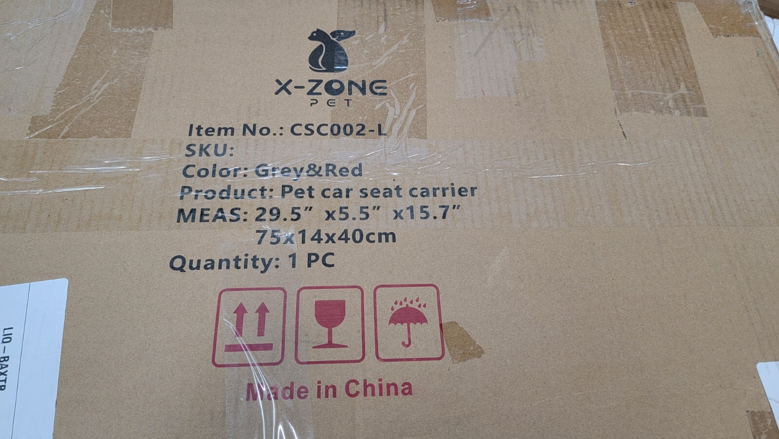 Pet Car Booster Seat Travel Dog Cat Folding Small Carrier xzone CSC002