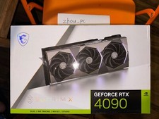 MSI RTX 4090 GAMING Suprim x GPU No Core  VRAM, for parts With Box