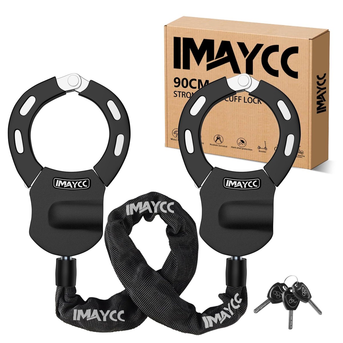 IMAYCC Electric Scooter Lock, Bike Locks High Security, Heavy Duty