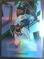 2021 Rookie Auto Enoli Paredes Refractor. Topps Certified, Houston Astros AV-EP.