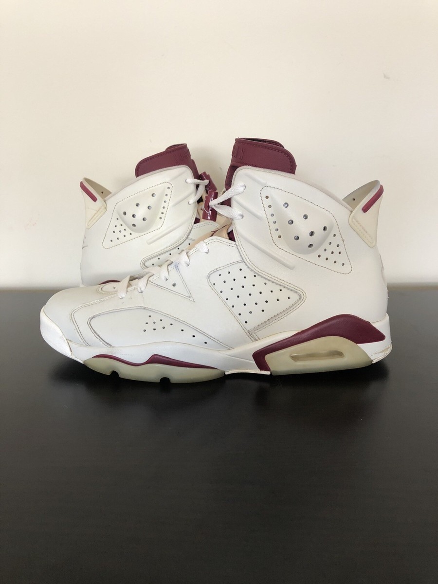 Nike Air Jordan 6 Retro Maroon Men's 11 US 2015 Release [384664