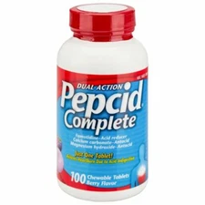 Pepcid Complete 10mg Heartburn Treatment Tablets - 100 Count Exp 01/28