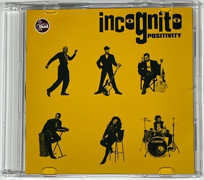 Incognito Positivity Used Music CD BUY MORE & SAVE No Back Inlay Playback OK