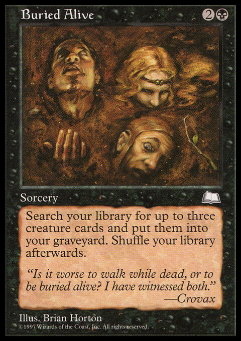 MTG Magic the Gathering Buried Alive (63/167) Weatherlight LP