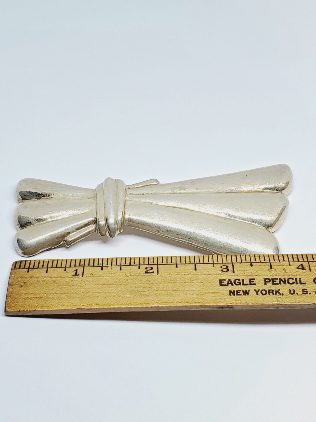 Large 925 Sterling Silver Statement Brooch Pin (3… - image 2