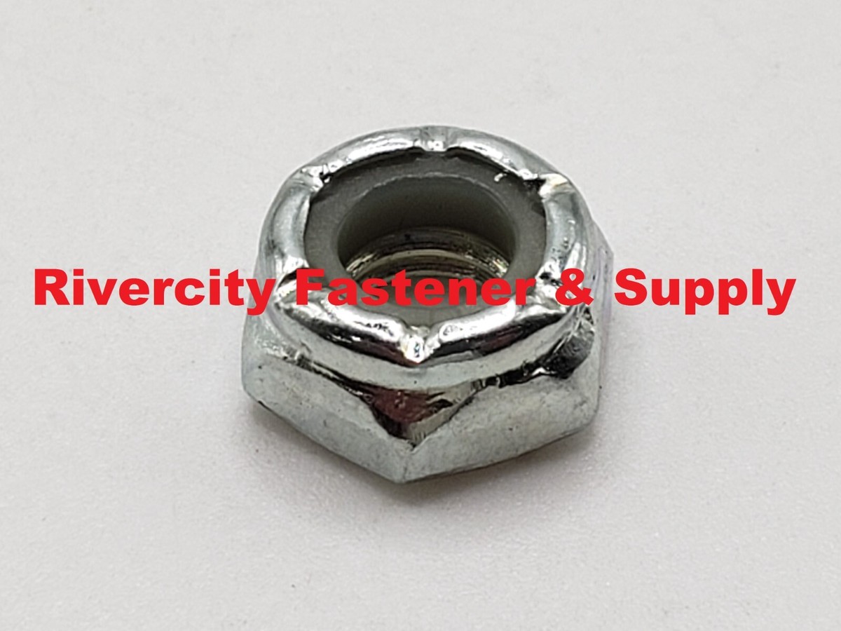 25) 1/4-28 Nylon Insert Lock Nuts Thin Jam Half thick NTE Fine