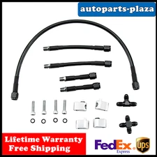 Coolant Steam 4 Corner Port Crossover Hose Kit For LS1 LS3 4.8L 5.3L/6.0L 5.7L