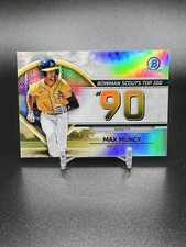 2023 Bowman Scouts Top 100 #BTP-90 Max Muncy - Oakland Athletics