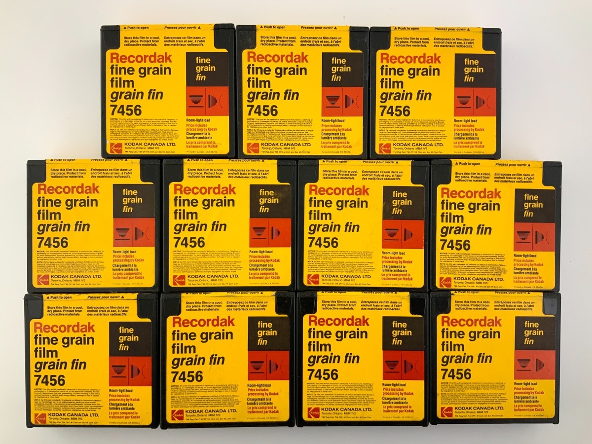 Recordak Fine Grain Film 7456 Kodak Canada 16mm 100ft Sp 440 DD032