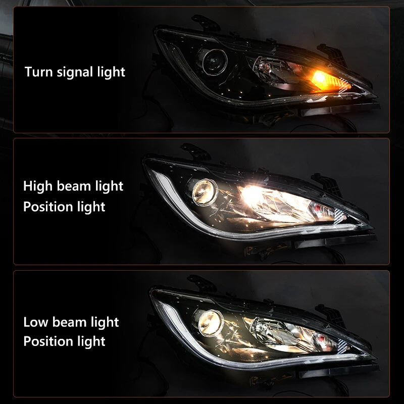 For Chrysler Pacifica 2017-2020 Chrome Halogen Projector Headlight Passenger RH Foto 3 de 4