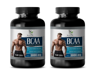 muscle feast - BCAA 3000MG - l isoleucine capsules 2B