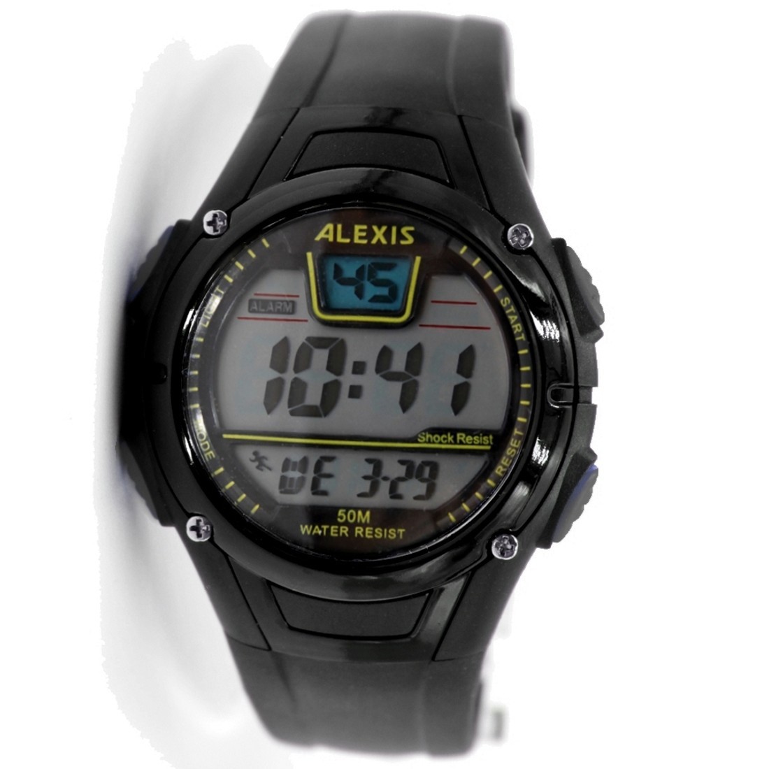men's analog watch with backlight