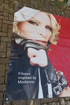 Madonna - Plakat / Fitness / LKW-Plane / ca. 200 X 300 cm / schwere Qualität 