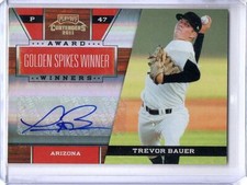 Trevor Bauer 2011 Playoff Contenders Golden Spike Award Auto UCLA #1 46/49