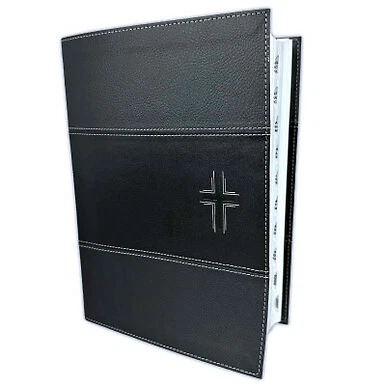 TYNDALE Biblia de Estudio Letra Grande Nueva Traduccion Viviente NTV negro con indice