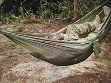 NWT Adventure Travel Army Green Nylon Camping Hammock
